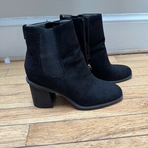 Dr Scholls Ride Away Black Ankle Boots, size 8